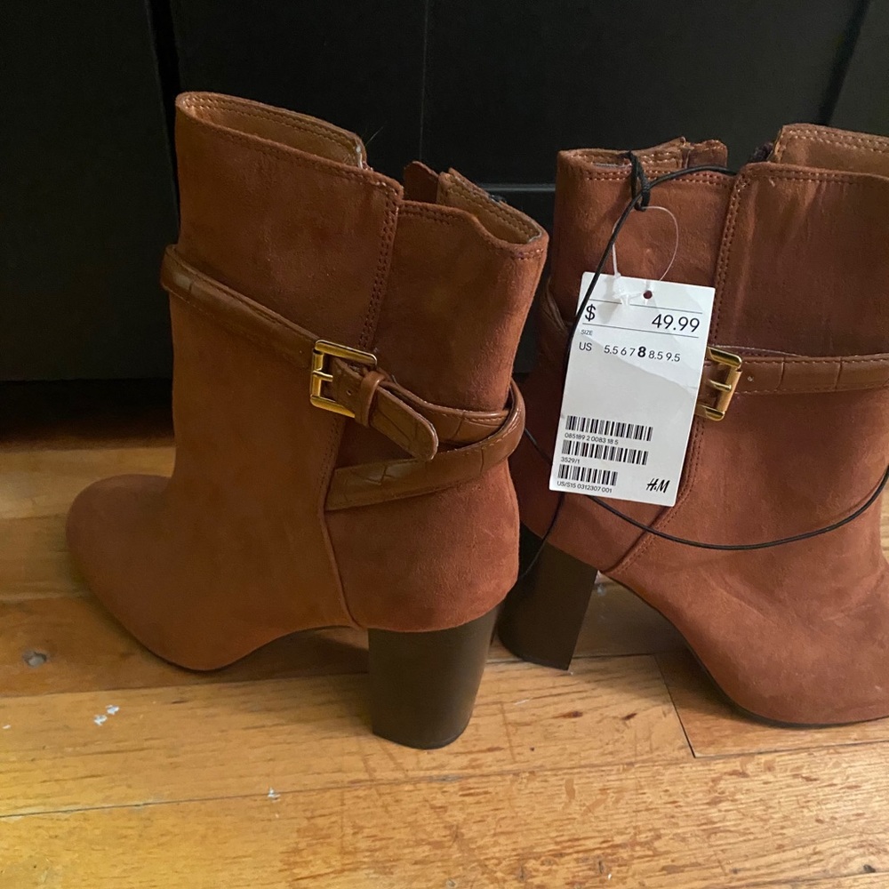 Brand new suede boots